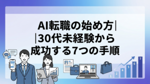 AI転職の始め方|30代未経験から成功する7つの手順